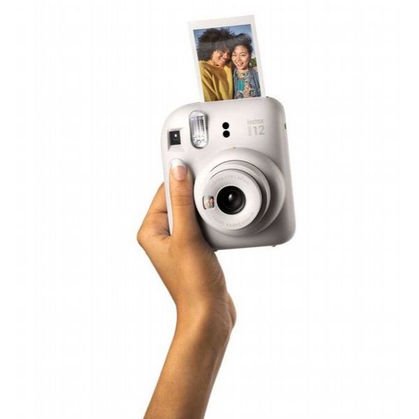 Fuji Instax Mini 12 Clay White Includes 20 Shot Film
