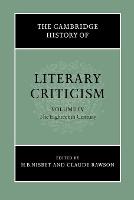 Cambridge History of Literary Criticism: Volume 4, The Eighteenth Century, The