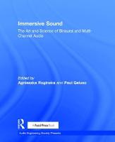 Immersive Sound: The Art and Science of Binaural and Multi-Channel Audio (ePub eBook)