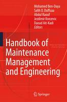 Handbook of Maintenance Management and Engineering (PDF eBook)