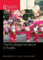 Routledge Handbook of Events, The