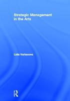 Strategic Management in the Arts (PDF eBook)