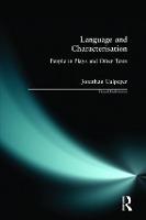 Language and Characterisation: People in Plays and Other Texts