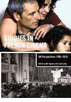Studies in French Cinema: UK perspectives, 1985-2010