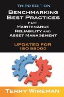 Benchmarking Best Practices for Maintenance, Reliability and Asset Management