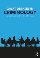 Great Debates in Criminology (ePub eBook)