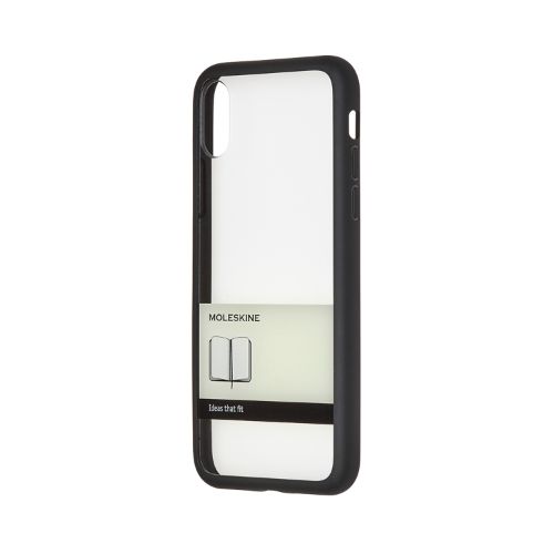 Moleskine Black TPU Band iPhone 10 Hard Cover Case