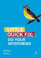 Do Your Interviews: Little Quick Fix (PDF eBook)