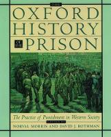 Oxford History of the Prison, The: The Practice of Punishment in Western Society