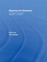 Mapping the Magazine: Comparative studies in magazine journalism