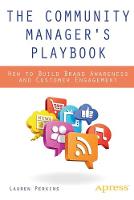 The Community Manager's Playbook (ePub eBook)