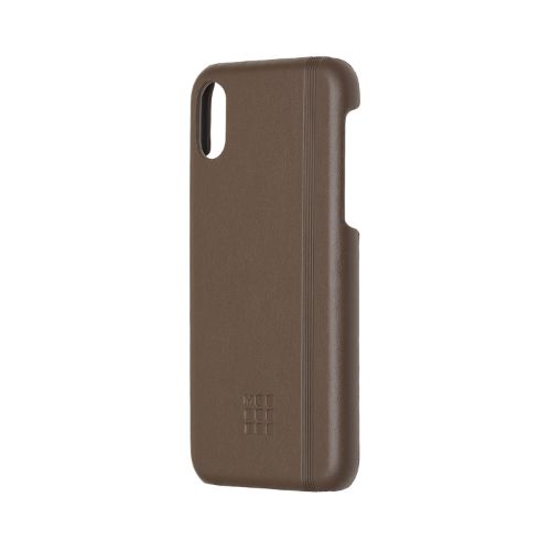 Moleskine Earth Brown iPhone 10 Hard Cover Case