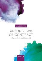 Anson's Law of Contract (PDF eBook)