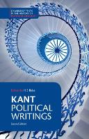 Kant: Political Writings (PDF eBook)