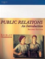 Public Relations: An Introduction