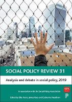 Social Policy Review 31: Analysis and Debate in Social Policy, 2019 (PDF eBook)