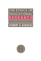 Ethics Of Educational Research, The