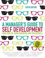 Manager's Guide to Self-Development, A