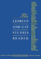 Lesbian and Gay Studies Reader, The