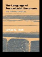 Language of Postcolonial Literatures, The: An Introduction