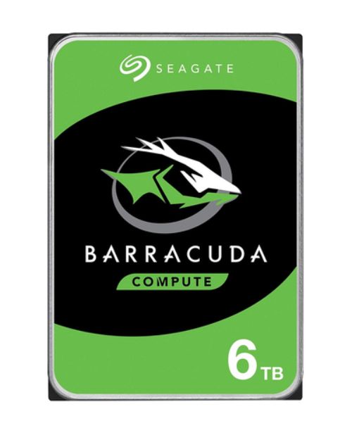 Seagate - HDD Int 6TB BarraCuda SATA 3.5