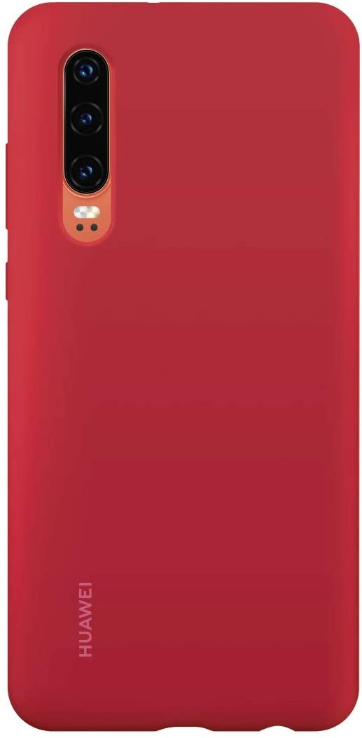 Huawei - P30 Silicone Car Case Red
