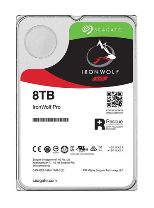 Seagate - HDD Internal 8TB IronWolf SATA