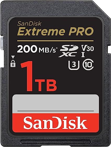SanDisk Extreme Pro SDXC 1TB UHS-1 200MB/s