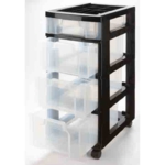 Really Useful 4 Drawer Unit - 3 x 12 Litre + 1 x 7 Litre Drawers - Each