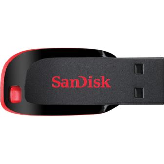 SanDisk 128GB Cruzer Blade USB 2.0 Flash Drive - Black